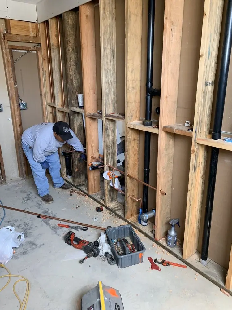 Commercial rough-in plumbing for Water Heater Replacement in Point of Pines